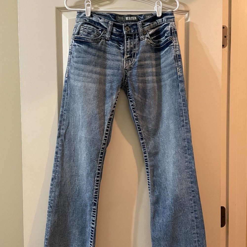 BKE Aiden Slim Bootcut 28S Mens Jeans
